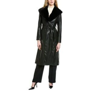 Elie Tahari Womens  Collared Jacket, Black